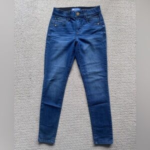 New W/O Tags - Democracy Ab"solution® Petite Straight Leg Indigo Jeans 2 Petite